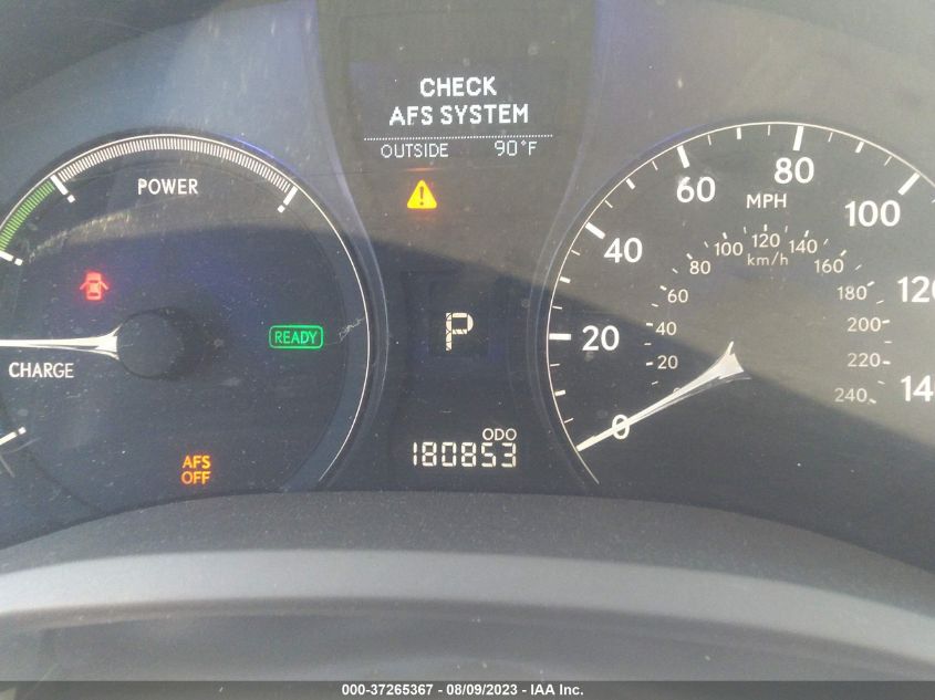 2013 LEXUS RX 450H - JTJBC1BA5D2033737