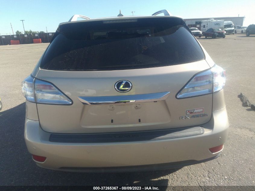 2013 LEXUS RX 450H - JTJBC1BA5D2033737