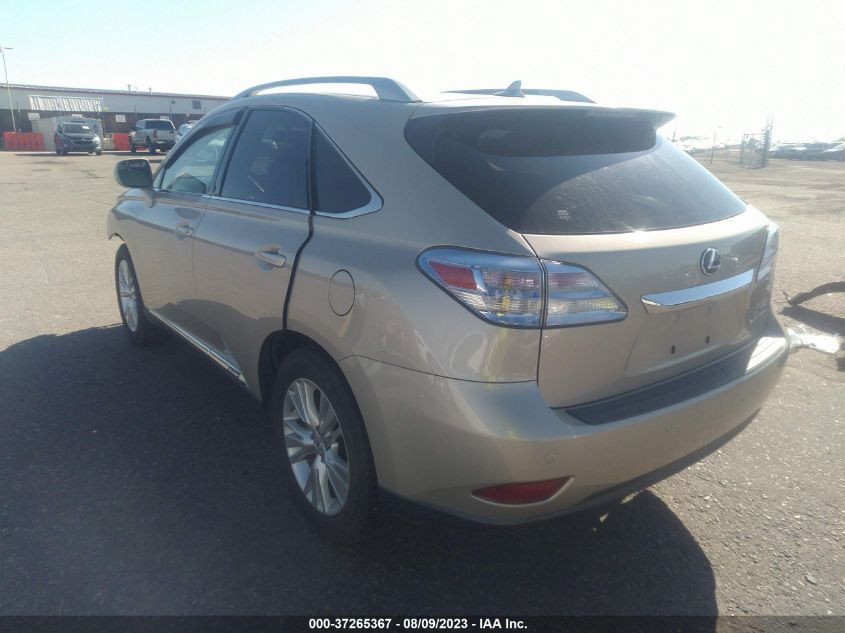 2013 LEXUS RX 450H - JTJBC1BA5D2033737