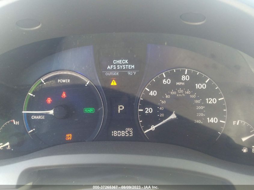 2013 LEXUS RX 450H - JTJBC1BA5D2033737