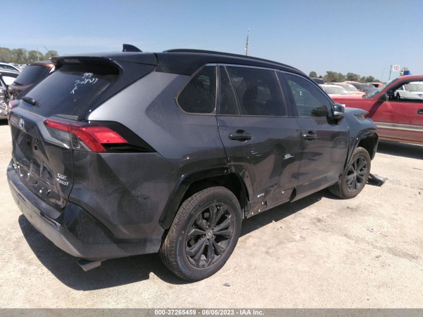 2022 TOYOTA RAV4 XSE - 2T3E6RFV3NW037705