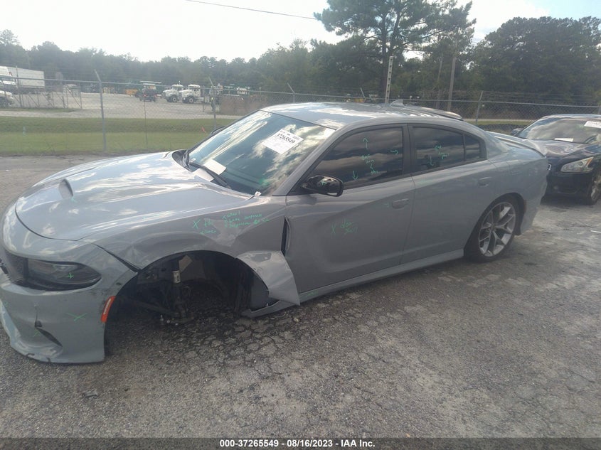 VIN 2C3CDXHG1MH569103 2021 DODGE CHARGER GT