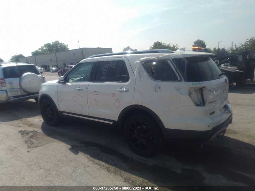 2016 FORD EXPLORER LIMITED - 1FM5K8F89GGC31553