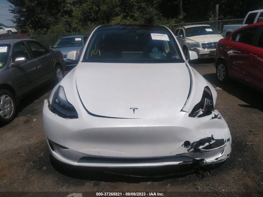 2022 TESLA MODEL Y LONG RANGE - 7SAYGDEE1NF322488