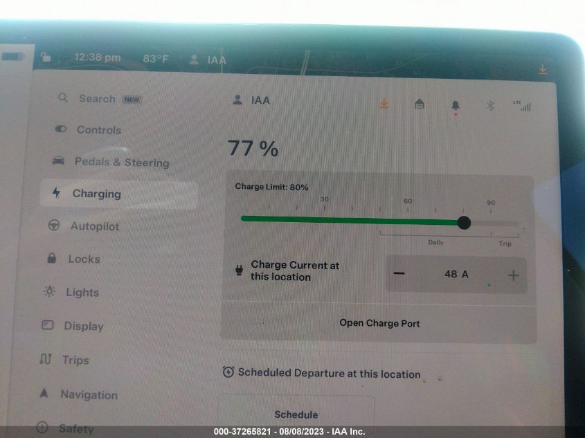 2022 TESLA MODEL Y LONG RANGE - 7SAYGDEE1NF322488