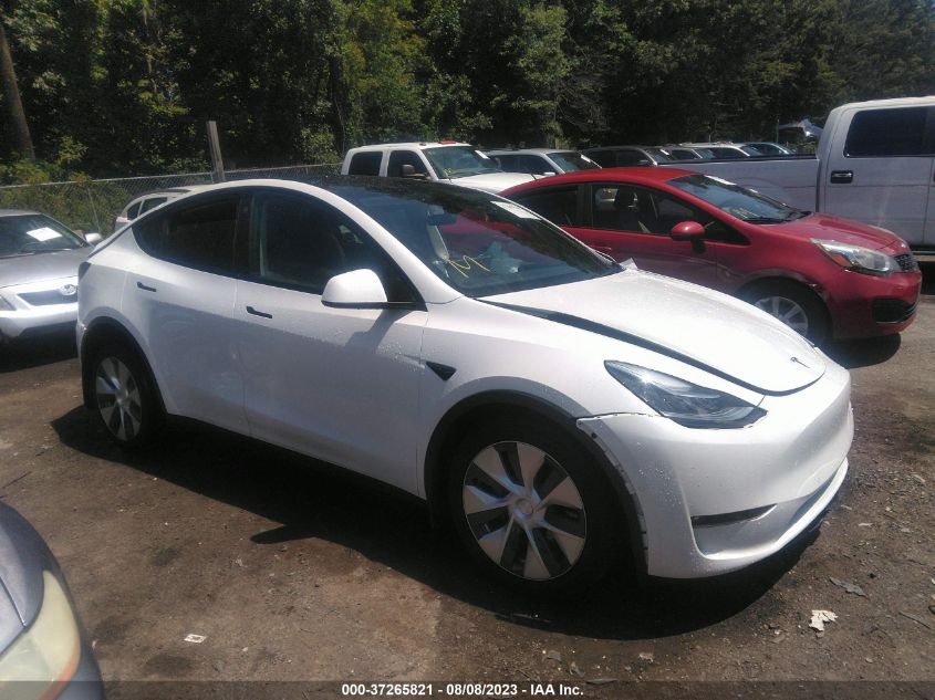 2022 TESLA MODEL Y LONG RANGE - 7SAYGDEE1NF322488