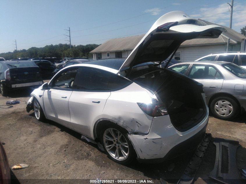 2022 TESLA MODEL Y LONG RANGE - 7SAYGDEE1NF322488