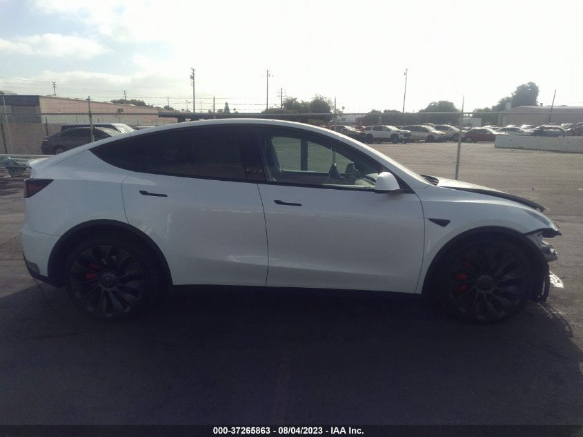 2022 TESLA MODEL Y PERFORMANCE - 7SAYGDEF5NF558151