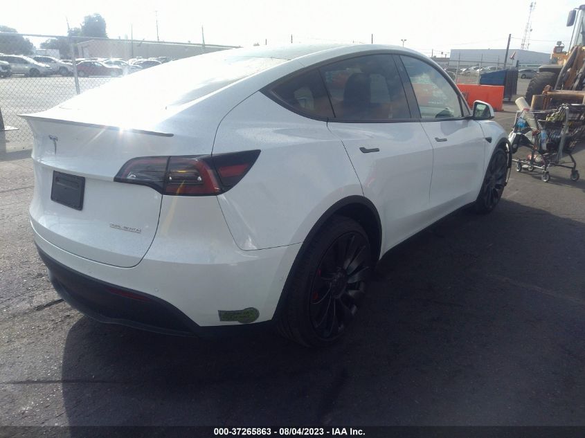 2022 TESLA MODEL Y PERFORMANCE - 7SAYGDEF5NF558151