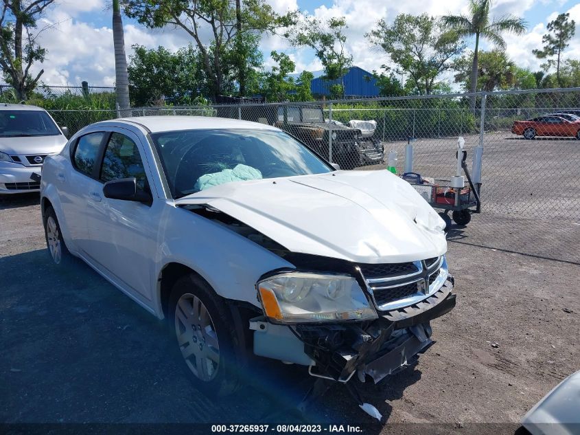 2014 DODGE AVENGER SE - 1C3CDZAB3EN169210