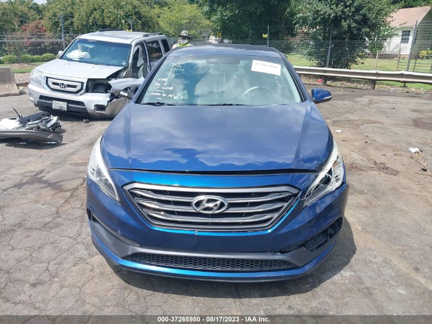 2016 HYUNDAI SONATA 2.4L SPORT - 5NPE34AF0GH299705