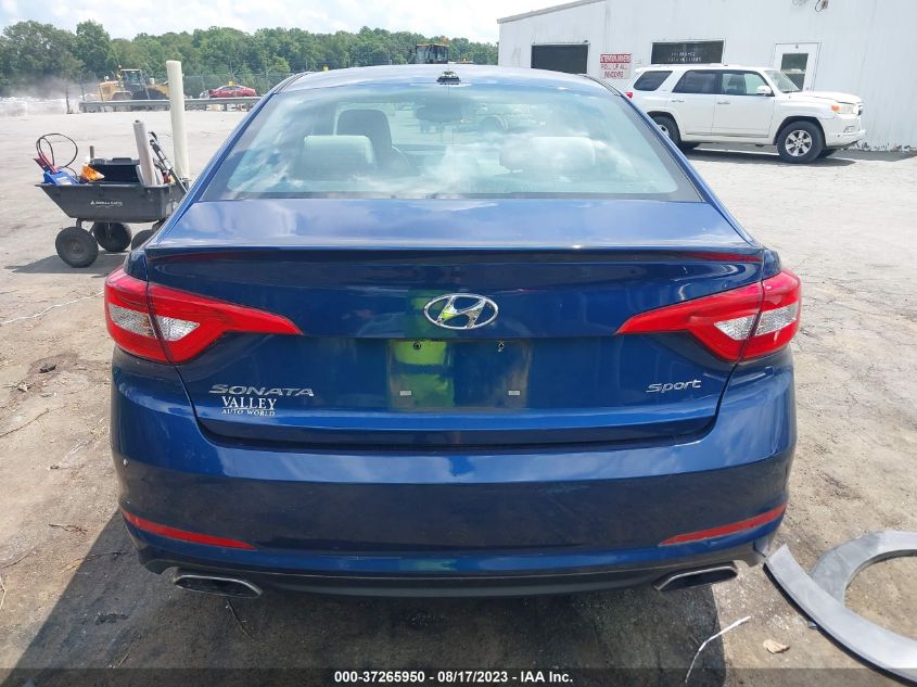 2016 HYUNDAI SONATA 2.4L SPORT - 5NPE34AF0GH299705