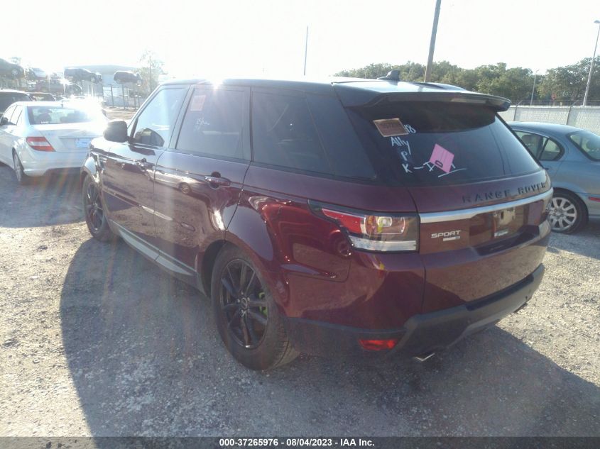 2016 LAND ROVER RANGE ROVER SPORT V6 SE - SALWG2PF2GA118348