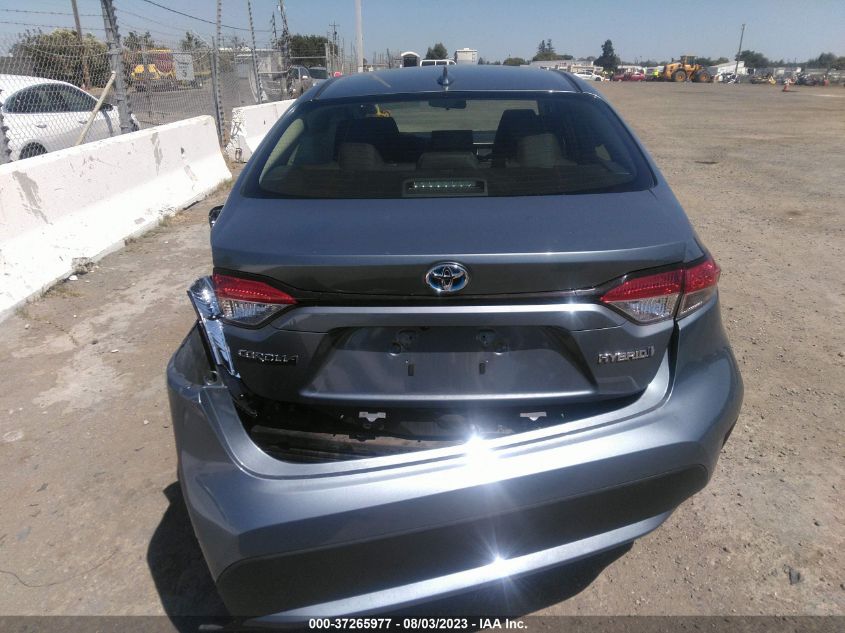 2022 TOYOTA COROLLA HYBRID LE - JTDEAMDE9NJ059758