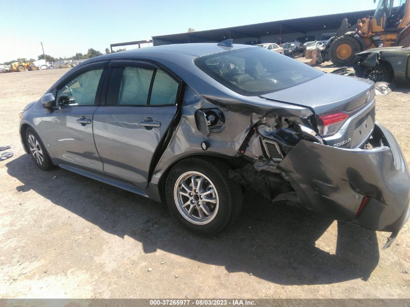 2022 TOYOTA COROLLA HYBRID LE - JTDEAMDE9NJ059758
