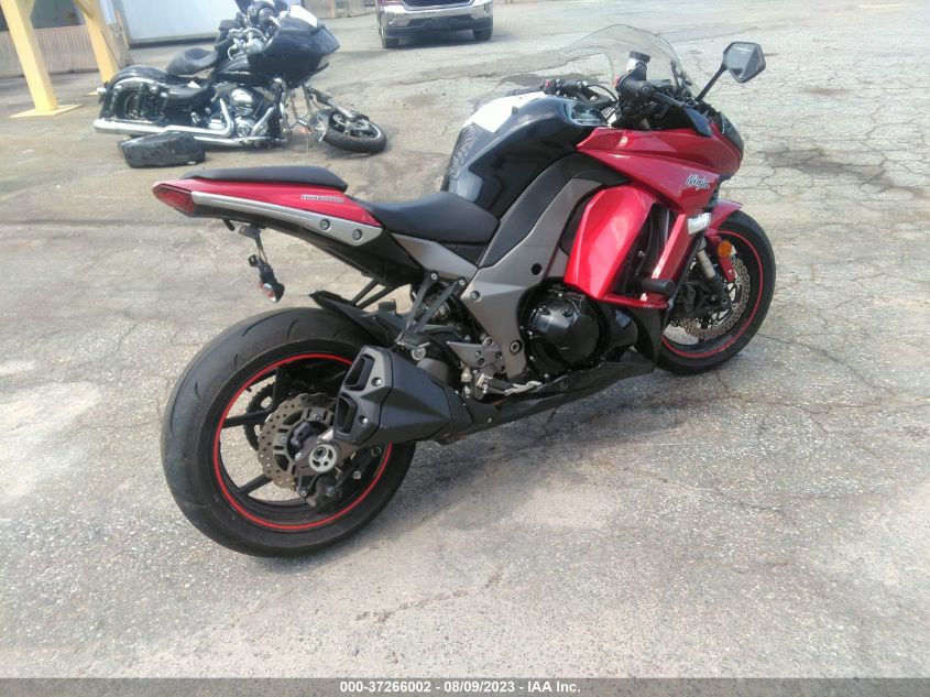 2011 KAWASAKI ZX1000 G JKAZXCG19BA000394