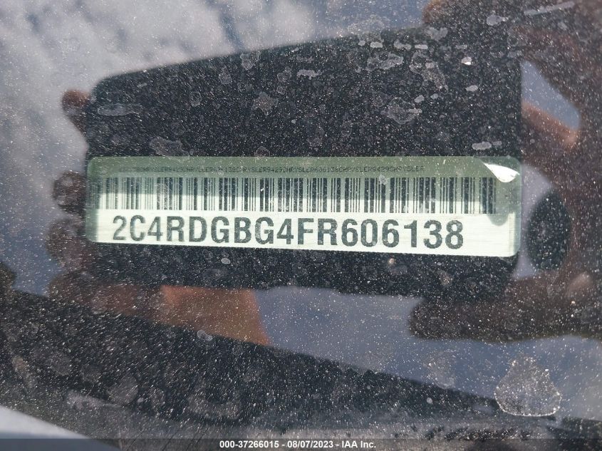 2015 DODGE GRAND CARAVAN SE - 2C4RDGBG4FR606138