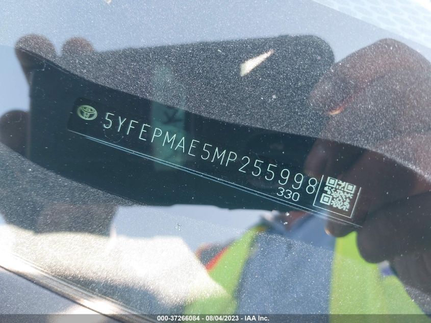 2021 TOYOTA COROLLA LE - 5YFEPMAE5MP255998