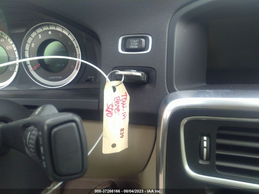 2013 VOLVO S60 T5 - YV1612FS0D2180466