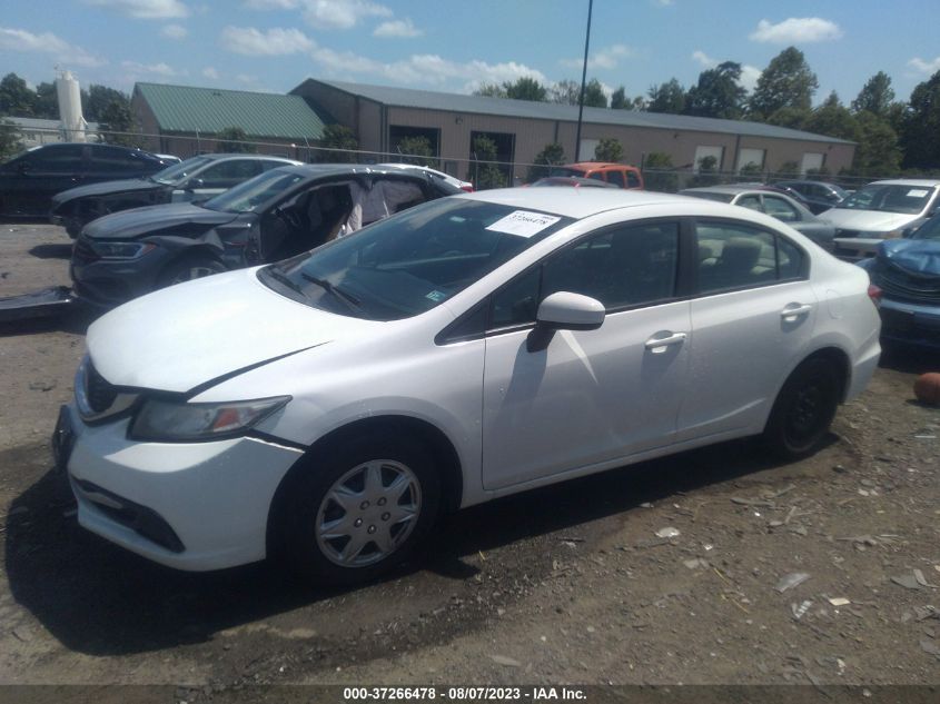 2014 HONDA CIVIC SEDAN LX - 2HGFB2F59EH505493