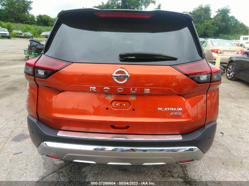2021 NISSAN ROGUE PLATINUM - JN8AT3DD9MW306602
