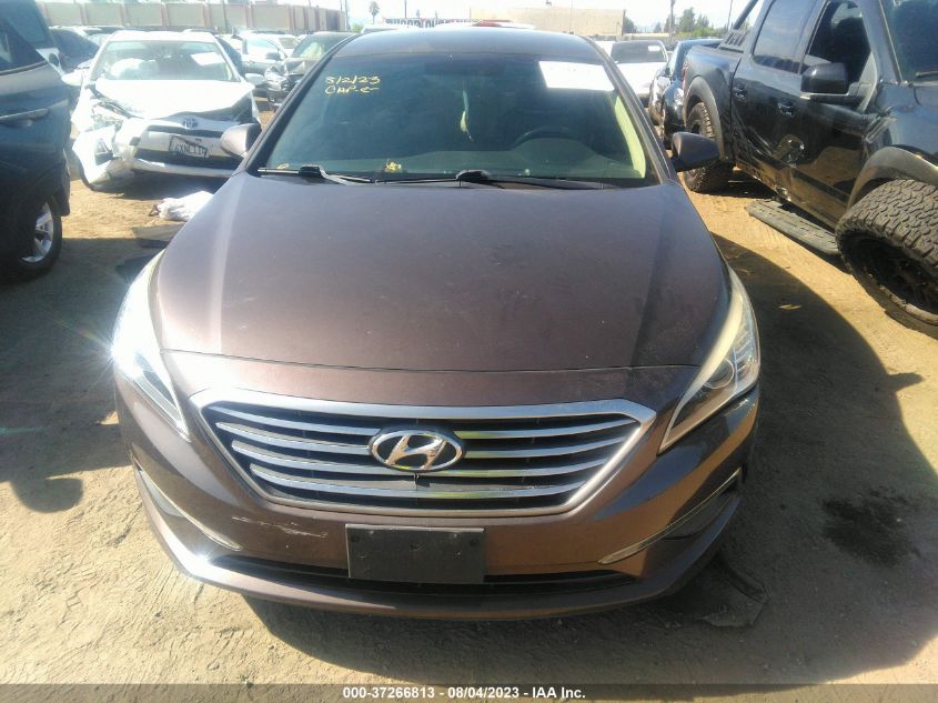 2015 HYUNDAI SONATA 2.4L SE - 5NPE24AF4FH175566