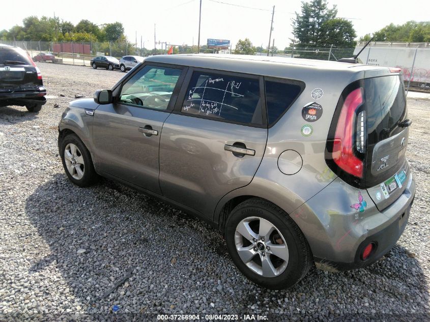 2018 KIA SOUL BASE - KNDJN2A23J7509896