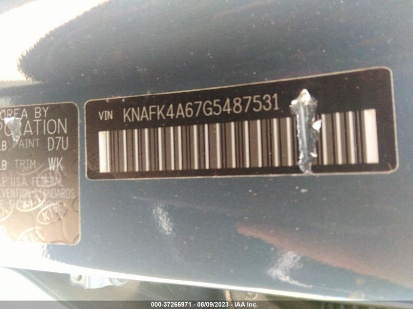 2016 KIA FORTE LX - KNAFK4A67G5487531