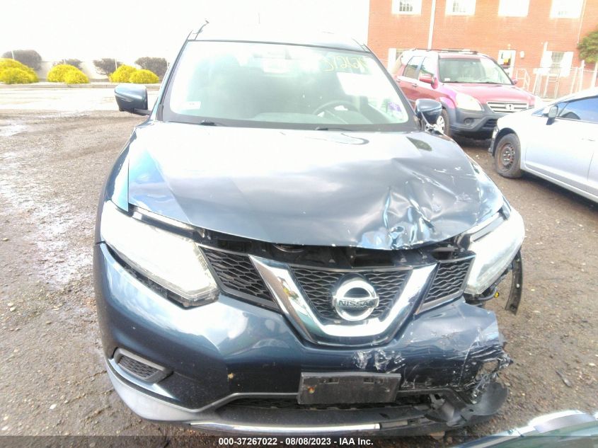 2016 NISSAN ROGUE SV - KNMAT2MV6GP599176