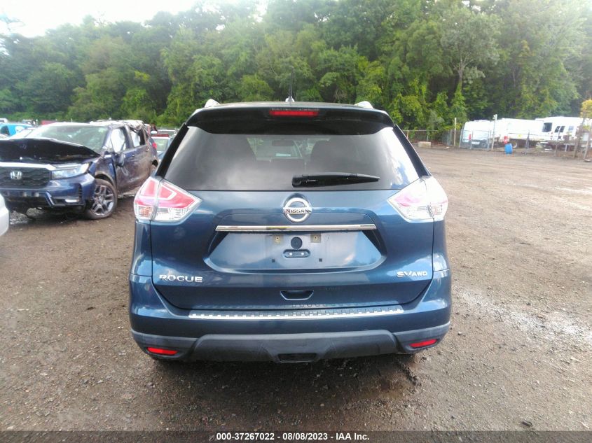 2016 NISSAN ROGUE SV - KNMAT2MV6GP599176