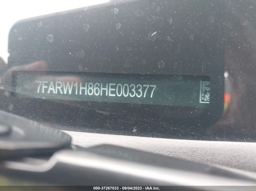 2017 HONDA CR-V EX-L - 7FARW1H86HE003377