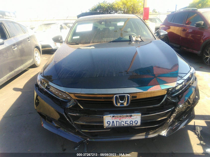 VIN 1HGCV3F29NA011915 2022 HONDA ACCORD HYBRID SPORT