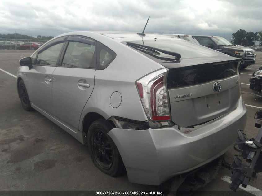 2013 TOYOTA PRIUS ONE/TWO/THREE/FOUR/FIVE - JTDKN3DU7D5696048