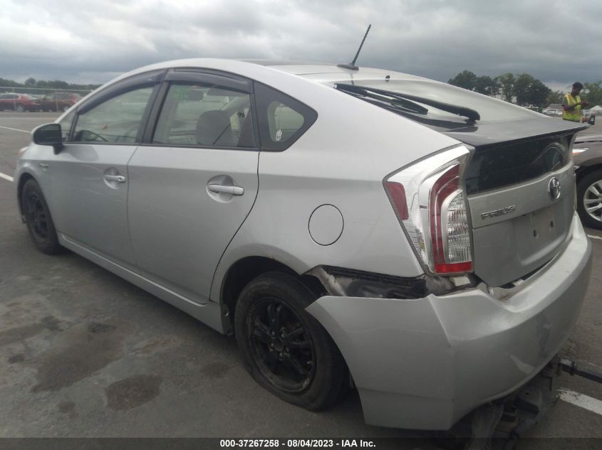 2013 TOYOTA PRIUS ONE/TWO/THREE/FOUR/FIVE - JTDKN3DU7D5696048