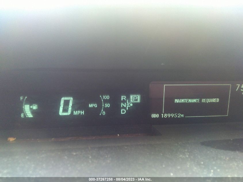 2013 TOYOTA PRIUS ONE/TWO/THREE/FOUR/FIVE - JTDKN3DU7D5696048