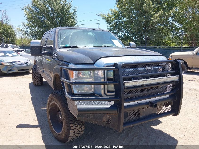 2015 FORD SUPER DUTY F-250 SRW LARIAT/PLATINUM - 1FT7W2BTXFEB68479