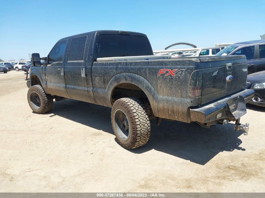 2015 FORD SUPER DUTY F-250 SRW LARIAT/PLATINUM - 1FT7W2BTXFEB68479