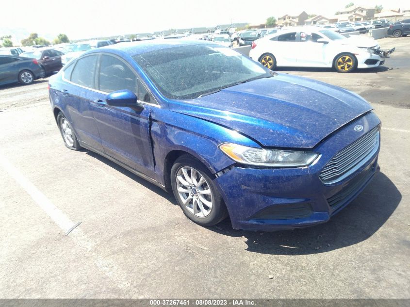 2016 FORD FUSION S - 3FA6P0G77GR385758