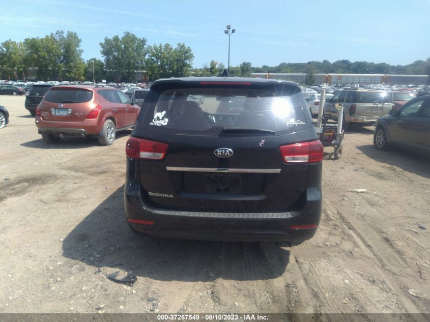 2018 KIA SEDONA L - KNDMA5C11J6380707