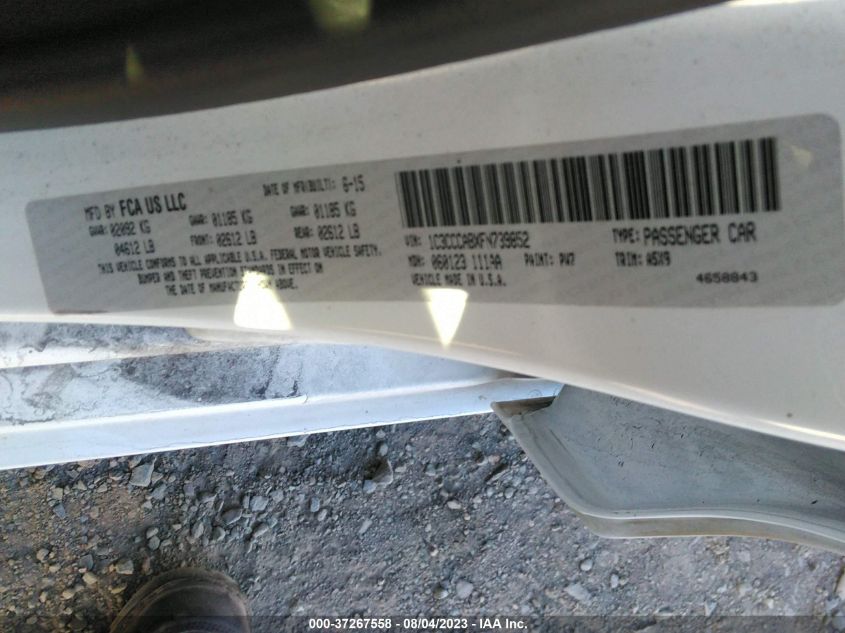 2015 CHRYSLER 200 LIMITED - 1C3CCCABXFN739852