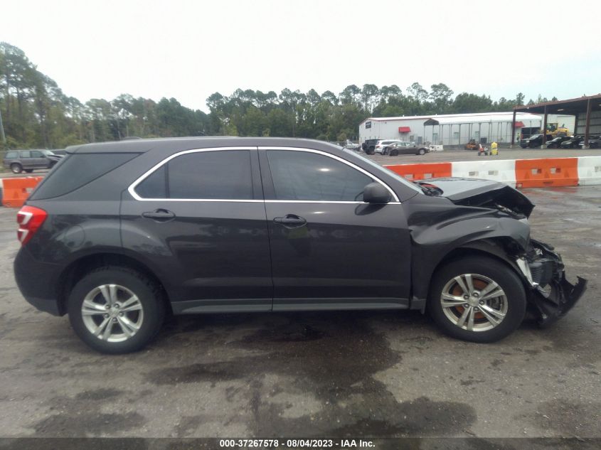 2016 CHEVROLET EQUINOX LS - 2GNALBEK9G6106201