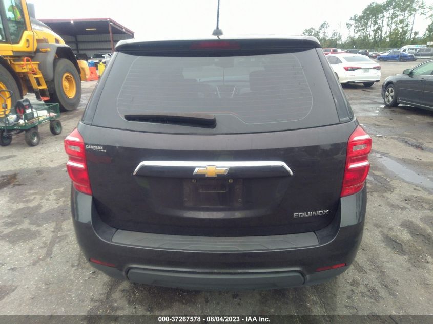 2016 CHEVROLET EQUINOX LS - 2GNALBEK9G6106201