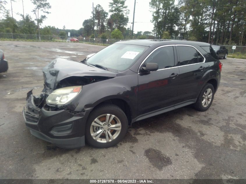 2016 CHEVROLET EQUINOX LS - 2GNALBEK9G6106201