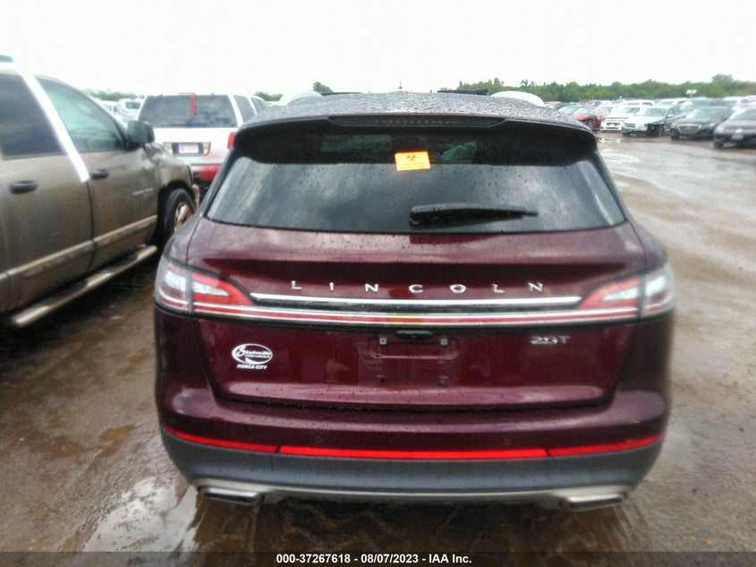 VIN 2LMPJ6L98KBL67867 2019 LINCOLN NAUTILUS RESERVE