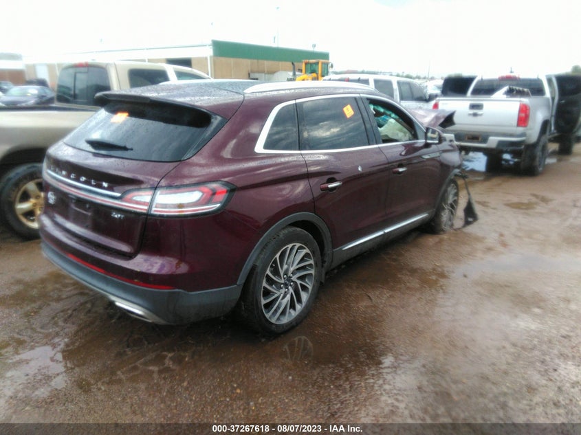 VIN 2LMPJ6L98KBL67867 2019 LINCOLN NAUTILUS RESERVE