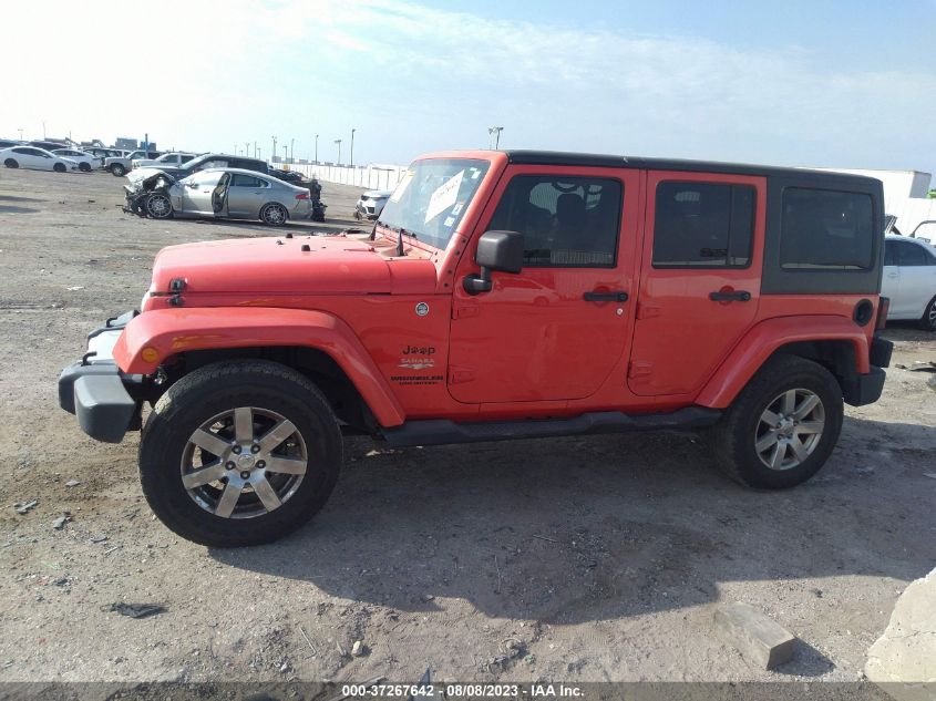 2013 JEEP WRANGLER UNLIMITED SAHARA - 1C4BJWEG9DL666681