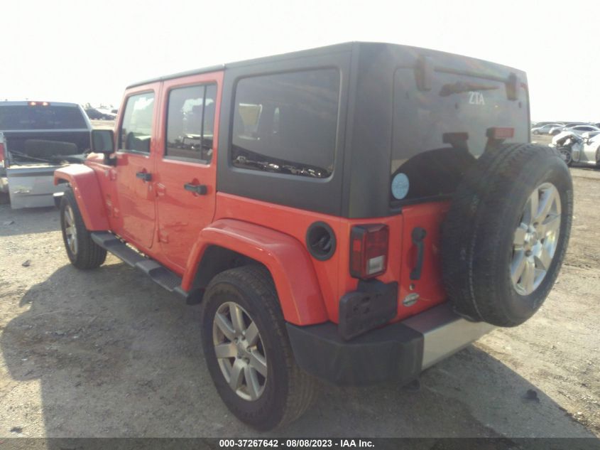 2013 JEEP WRANGLER UNLIMITED SAHARA - 1C4BJWEG9DL666681