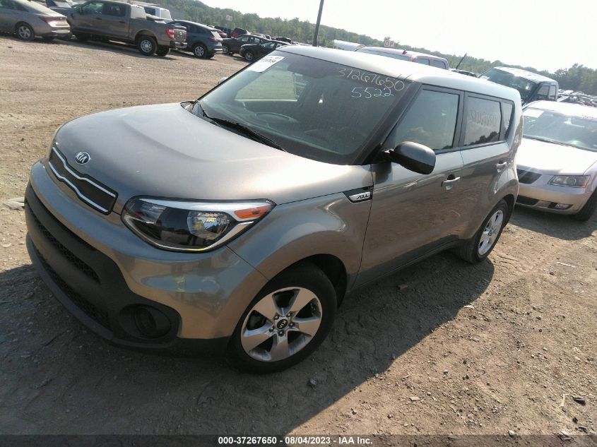 2018 KIA SOUL BASE - KNDJN2A21J7585522
