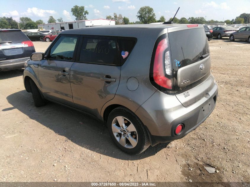 2018 KIA SOUL BASE - KNDJN2A21J7585522
