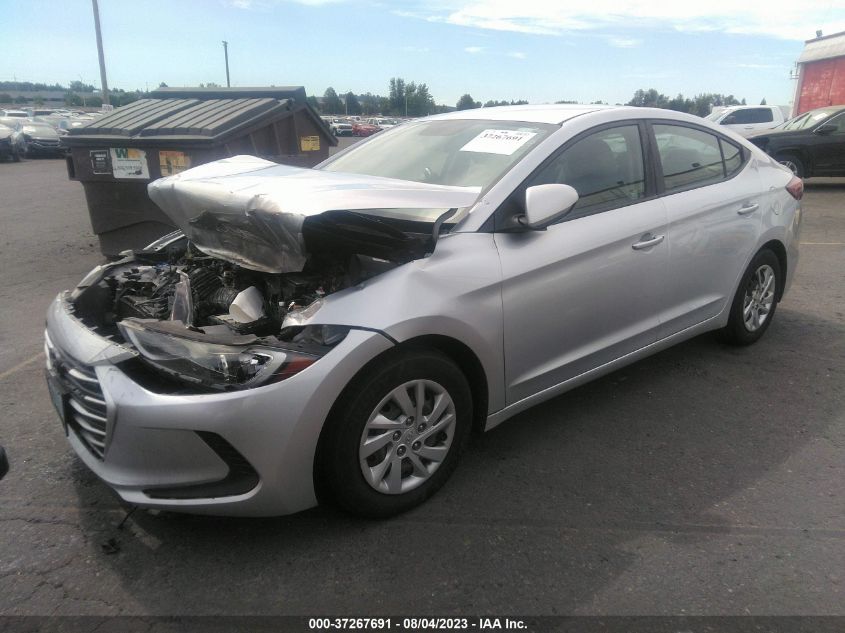 2017 HYUNDAI ELANTRA SE - KMHD74LF0HU083529